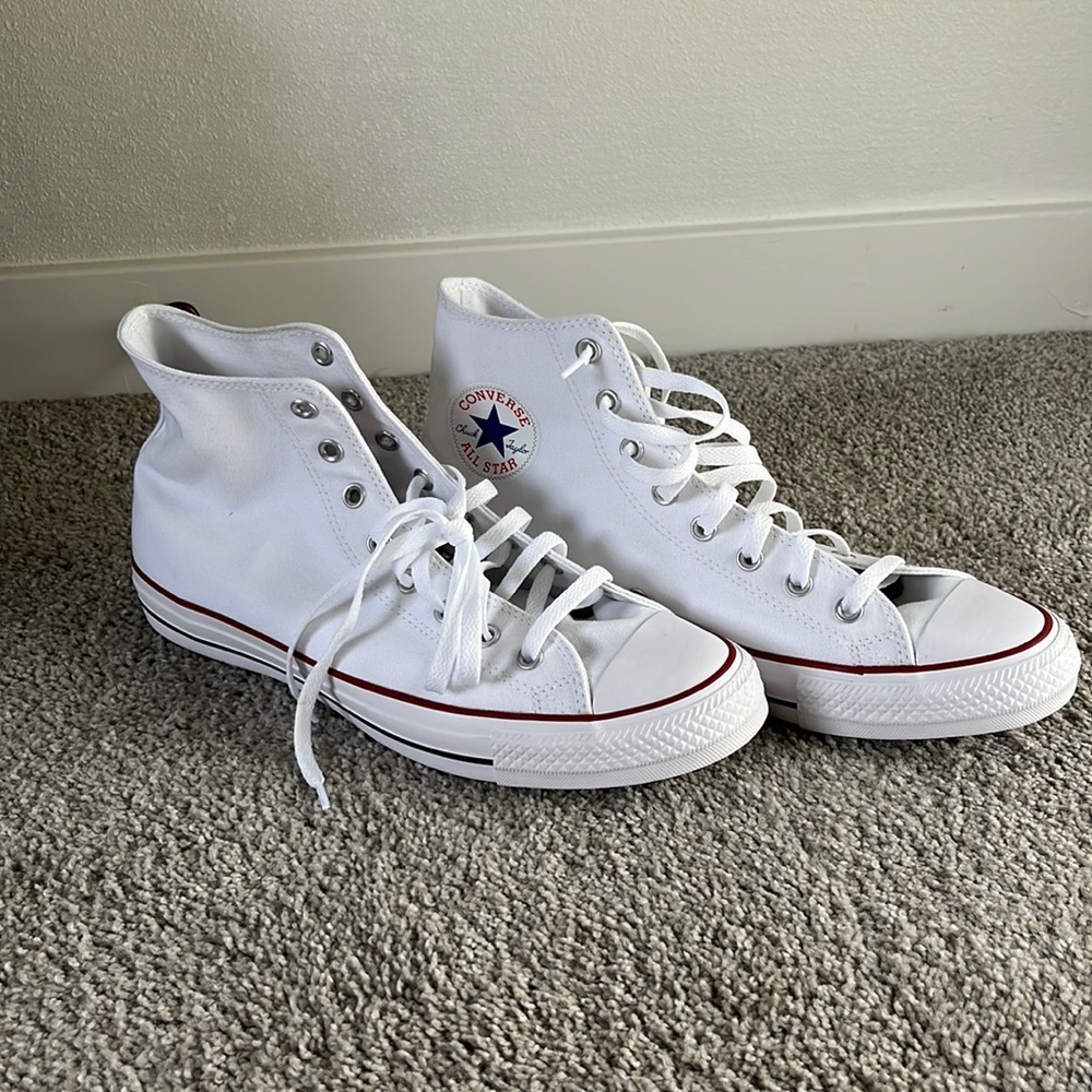 Brand new High top white classic Chuck Taylors